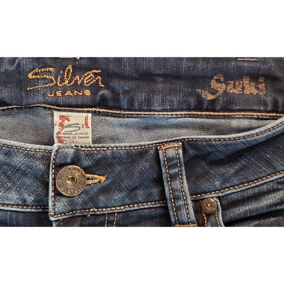 Silver Jean ~ Suki Capri ~ Size 33 - Picture 10 of 13